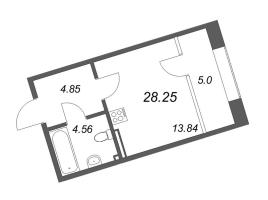 Студия № 454 Корп.: 2 Уч. Life , Секция 4  в ЖК 17/33 Петровский остров