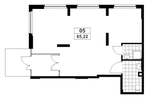К. пом № 5нп Корп.: 1.3.4.4 , Секция 1  в ЖК А101 Лаголово