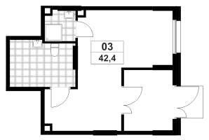 К. пом № 3нп Корп.: 4.1 , Секция 1  в ЖК А101 Всеволожск