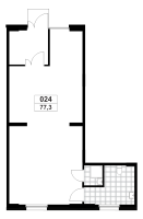 К. пом № 24нп Корп.: 4.2 , Секция 1  в ЖК А101 Всеволожск