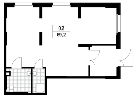 К. пом № 2нп Корп.: 4.1 , Секция 1  в ЖК А101 Всеволожск