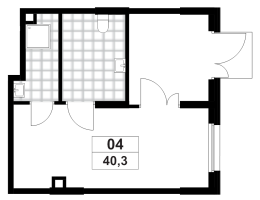К. пом № 4нп Корп.: 4.1 , Секция 1  в ЖК А101 Всеволожск