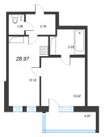 1 ккв № 71а Корп.: 7 Уч. 23 , Секция а  в ЖК Аэросити