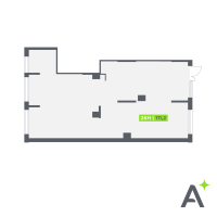 К. пом № НП26 Корп.: 1 , Секция 9  в ЖК Аквилон All in 3.0