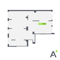 К. пом № НП27 Корп.: 1 , Секция 10  в ЖК Аквилон All in 3.0