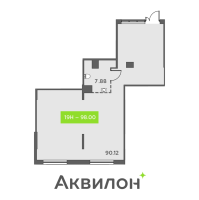 К. пом № НП19 Корп.: 1 , Секция 7  в ЖК Аквилон All in 3.0