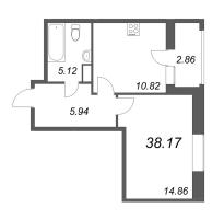 1 ккв № 419 Корп.: 1.1 , Секция 6  в ЖК Аквилон Ливз