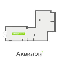 К. пом № НП1.2-С12 Корп.: 1.2 , Секция 12  в ЖК Аквилон Ливз