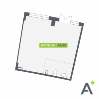 К. пом № НПКПИ.26 Корп.: 1 , Секция 3  в ЖК Аквилон Riva