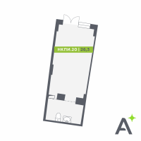 К. пом № НПКПИ.20 Корп.: 1 , Секция 3  в ЖК Аквилон Riva