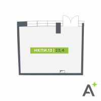 К. пом № НПКПИ.13 Корп.: 1 , Секция 2  в ЖК Аквилон Riva