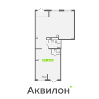 К. пом № НП8 Корп.: Г , Секция 2  в ЖК Аквилон Янино