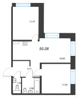 3 ккв (Евро) № 82 Корп.: 1 , Секция А  в ЖК Alpen
