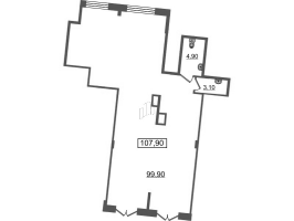 К. пом № НП5 Корп.: 1 , Секция 2  в ЖК Amber Club