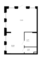 К. пом № 1.3.01 Корп.: 3 , Секция 3.3  в ЖК Аннино Сити