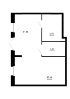 К. пом № 1.1.01 Корп.: 3 , Секция 3.3  в ЖК Аннино Сити