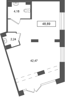 К. пом № НП16 Корп.: 4 , Секция 3.4  в ЖК Астра Континенталь