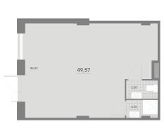 К. пом № 1.3 Корп.: 1 Уч. Классик , Секция 2  в ЖК Avant