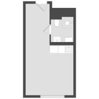 Студия № 183 Корп.: 1 , Секция 1  в ЖК Avenue Apart Pulkovo