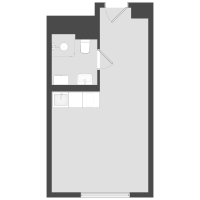 Студия № 791 Корп.: 4 , Секция 1  в ЖК Авеню-Апарт Пулково