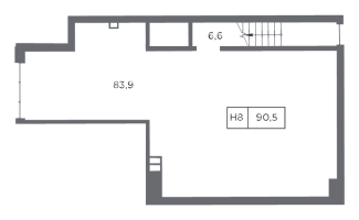 К. пом № Н463550 Корп.: 1 , Секция 1  в ЖК BAKUNINA 33