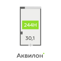 К. пом № НП244, Секция 1  в ЖК БЦ INSIDE