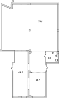 К. пом № 32Н Корп.: 2-КП4 , Секция 1  в ЖК Байрон