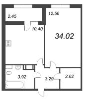 1 ккв № 293 Корп.: 4 , Секция 3  в ЖК БелАрт