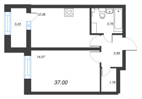 1 ккв № 82 Корп.: 5 , Секция 1  в ЖК БелАрт