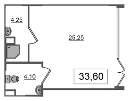 К. пом № НП26 Корп.: 1.4 , Секция 3.3  в ЖК Бионика заповедная