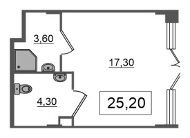 К. пом № НП7 Корп.: 1.4 , Секция 1.3  в ЖК Бионика заповедная
