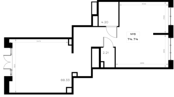 К. пом № 6к Корп.: 1.1 , Секция 4  в ЖК Борский