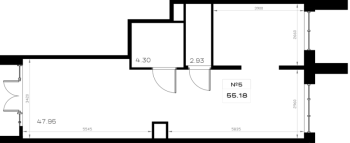 К. пом № 5к Корп.: 1.1 , Секция 4  в ЖК Борский