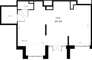 К. пом № 15к Корп.: 1.1 , Секция 7  в ЖК Борский