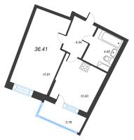 1 ккв № 1397 Корп.: 1 , Секция 12  в ЖК Дом Левитан