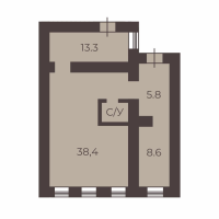 К. пом № 1Н Корп.: 1 , Секция 6  в ЖК Дом купца Злобина