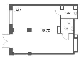 К. пом № Н.149179 Корп.: 1 , Секция 5  в ЖК Дом на Курской