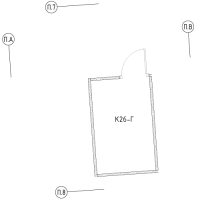 Кладовка № К26-Г Корп.: 1 Уч. 28 , Секция 1  в ЖК Domino Premium