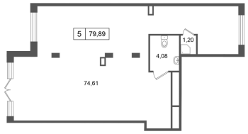 К. пом № НП5 Корп.: 4.1 , Секция 1  в ЖК Дворцовый фасад
