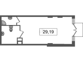 К. пом № НП407 Корп.: 1.3 , Секция 5  в ЖК Дворцовый фасад