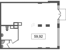 К. пом № НП408 Корп.: 1.3 , Секция 5  в ЖК Дворцовый фасад