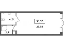 К. пом № НП9 Корп.: 3.4 , Секция 3  в ЖК Дворцовый фасад