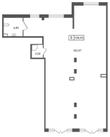 К. пом № НП5 Корп.: 4.3 , Секция 1  в ЖК Дворцовый фасад