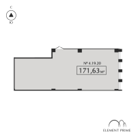 К. пом № 4.19.20 Корп.: 1 , Секция 3  в ЖК ELEMENT PRIME