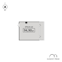 К. пом № 8.31.22 Корп.: 1 , Секция 3  в ЖК ELEMENT PRIME