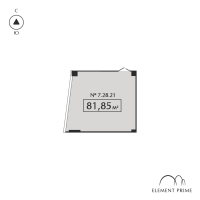 К. пом № 7.28.21 Корп.: 1 , Секция 3  в ЖК ELEMENT PRIME