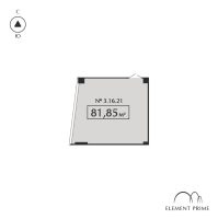 К. пом № 3.16.21 Корп.: 1 , Секция 3  в ЖК ELEMENT PRIME