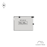 К. пом № 5.22.19 Корп.: 1 , Секция 3  в ЖК ELEMENT PRIME