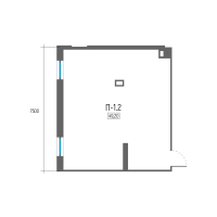 К. пом № 1.2 Корп.: 1 , Секция 1  в ЖК Экос