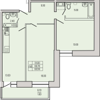 2 ккв № 111 Корп.: 1 , Секция 1  в ЖК Экос